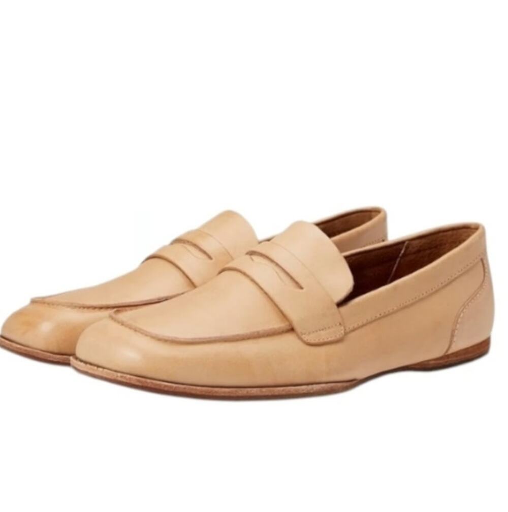Kork-Ease Women's Light Brown Pisa Vacchetta Slip On Loafers Size 9.5 M